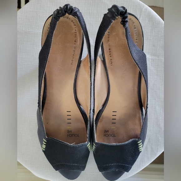 Terra Plana, Size 38, Black, Suede and Canvas Material - Picture 4 of 7